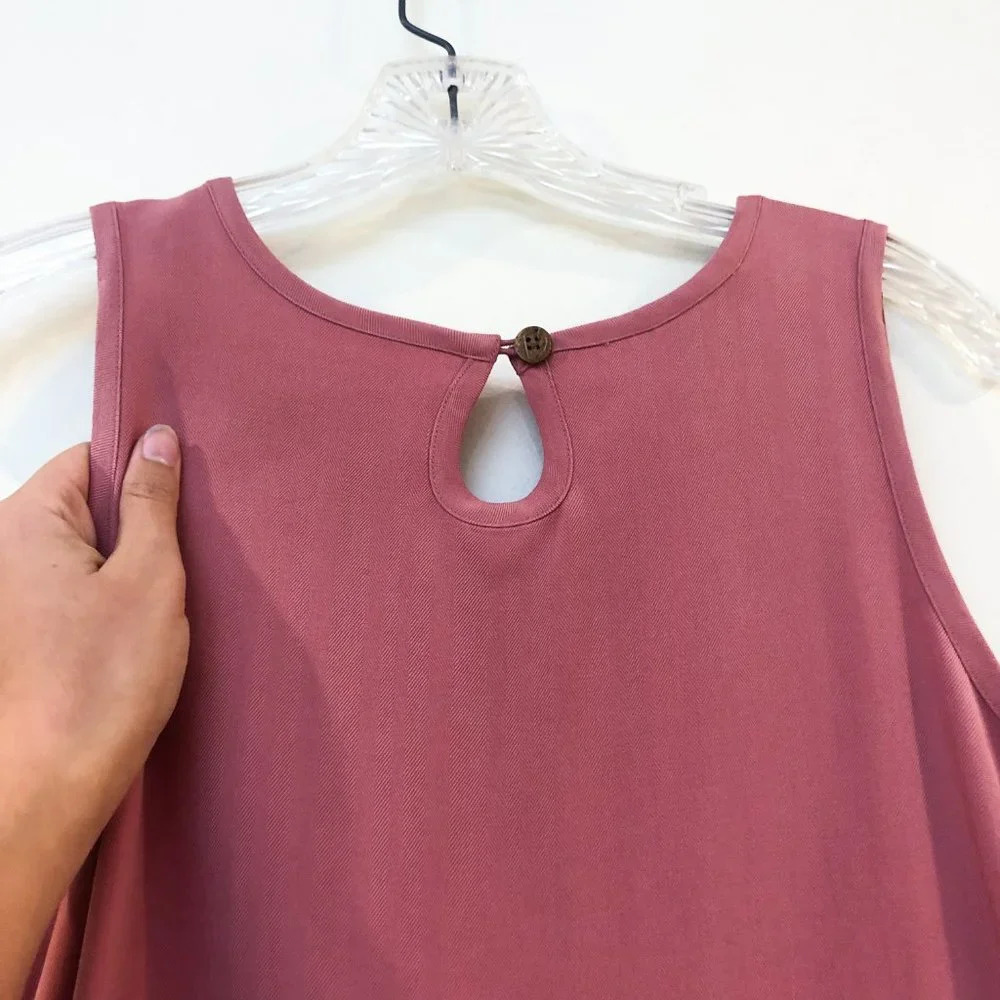 Tommy Bahama 100% Silk Pink Maxidress Small - Picture 5 of 6